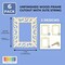 6 Pack Unfinished Wood Frames Cutout with Jute String for DIY Craft Decor 7x8.5"